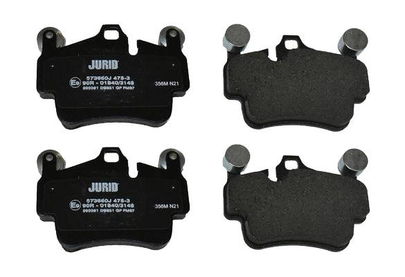 JURID 573650J Brake pad set prepared for wear warning indicator, without accessories-image-9951931