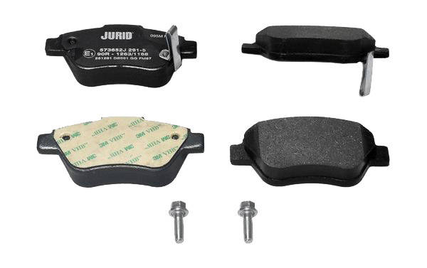 JURID 573652J Brake pad set with acoustic wear warning, with accessories-image-9951933