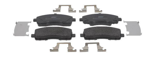 JURID 573661J Brake pad set not prepared for wear warning indicator, without accessories-image-9951941