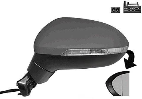 VAN WEZEL 5742807 Wing mirror * HAGUS * Left, Heatable, primed-image-9952300