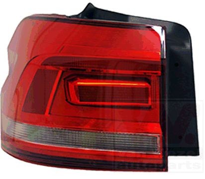 VAN WEZEL 5819921 Rear light Left, with bulb holder, Outer section-image-9960197