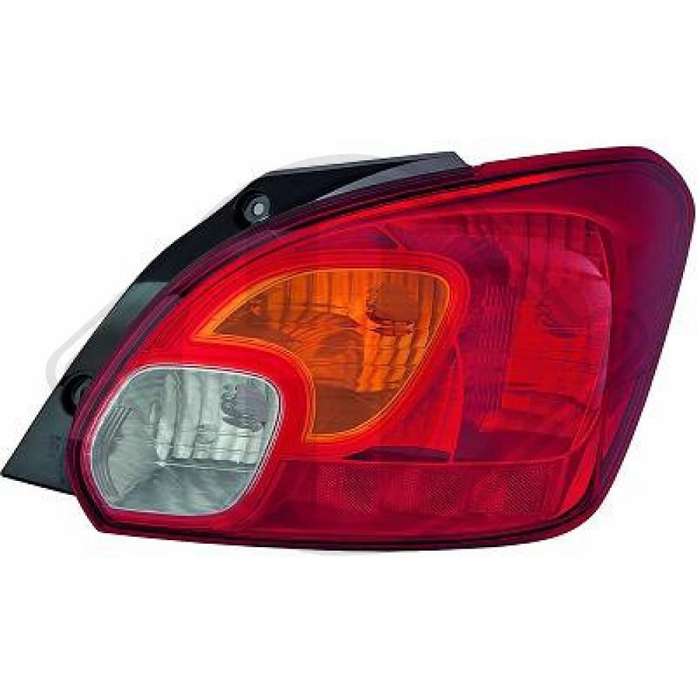 DIEDERICHS 5830090 Rear light without bulb holder, Right, P21/5W
