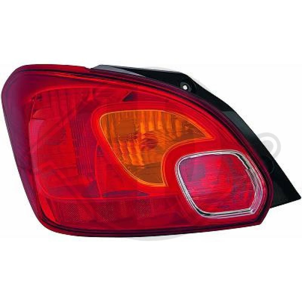 DIEDERICHS 5830091 Rear light Left, without bulb holder, P21/5W-image-9960443