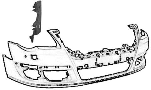 VAN WEZEL 5839562 Mounting Bracket, bumper ** Equipart ** Right Front-image-9960650