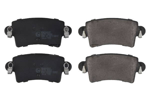 SWAG 60 91 6493 Brake pad set Rear Axle, with acoustic wear warning-image-9976249