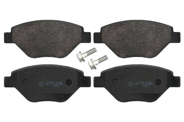 SWAG 60 91 6623 Brake pad set Front Axle, excl. wear warning contact, with fastening material-image-9976255