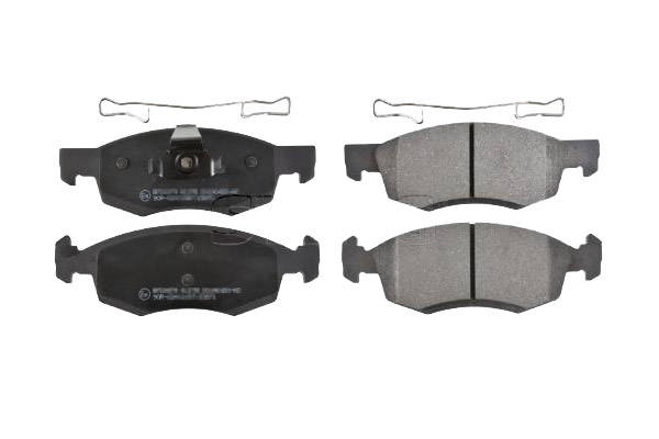 SWAG 60 91 6750 Brake pad set Front Axle, with fastening material-image-9976257