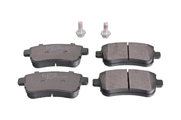 SWAG 60 91 6784 Brake pad set Rear Axle, excl. wear warning contact, with bolts/screws-image-9976260