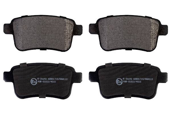 SWAG 60 91 6897 Brake pad set Rear Axle, excl. wear warning contact-image-9976265